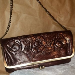 Patricia Nash Bosa frame clutch